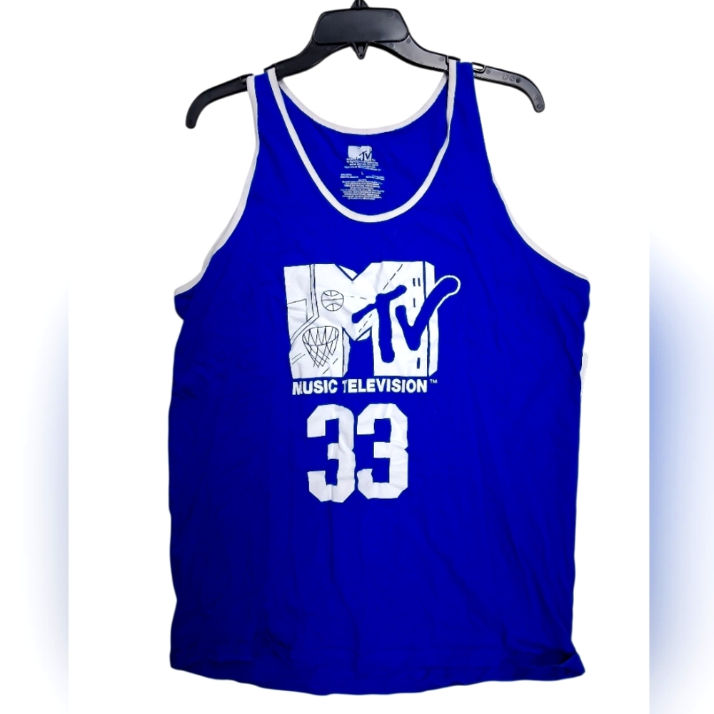 2022  MTV Music Television #33  tank T-shirt